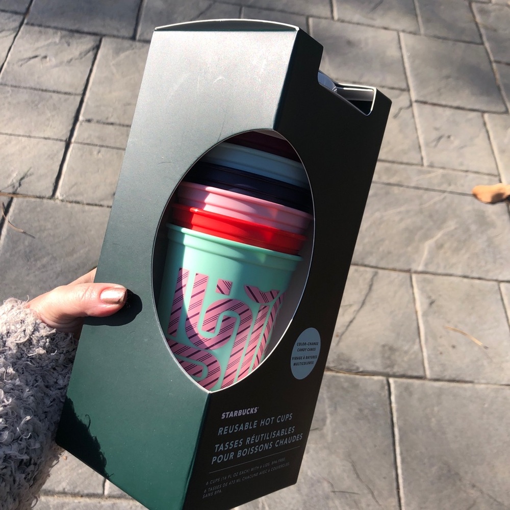 New Starbucks color changing candy cane cups